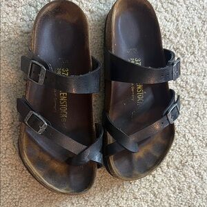 Birkenstock Dark Leather Sandals